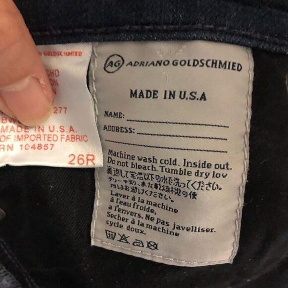 ADRIANO GOLDSHMIED THE‎ STILT CIGARETTE JEAN sz 26R - Picture 12 of 14